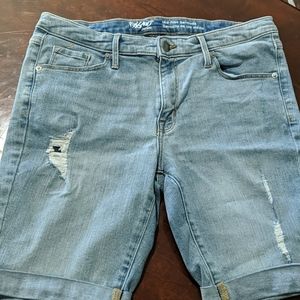 Mosssimo Mid- Rise Bermuda Shorts